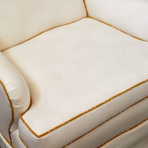 Squiggle Dot Oat Fabric (Heavy Weight)