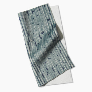 Stream Strie Indigo/Slate Velvet Fabric