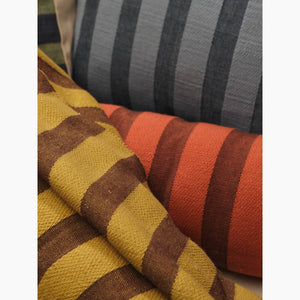 Taza Stripe Poppy Fabric