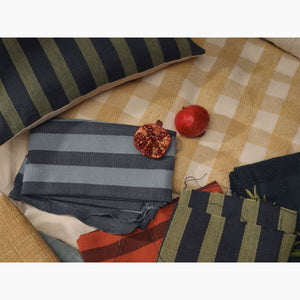 Taza Stripe Cornflower Fabric