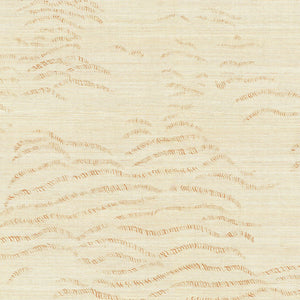 Tenbay Amber Grasscloth Wallpaper