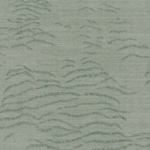 Tenbay Celadon Grasscloth Wallpaper