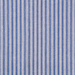 Traditional Ticking Blue Fabric