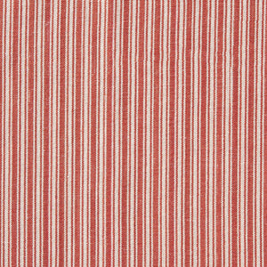 Traditional Ticking Red Fabric