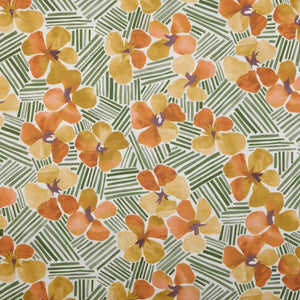 Tropics Yellow Ochre Fabric