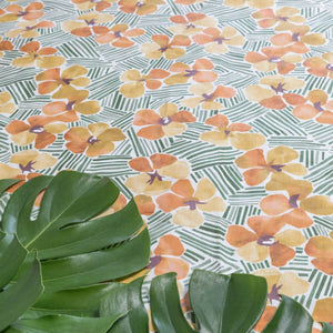 Tropics Yellow Ochre Fabric