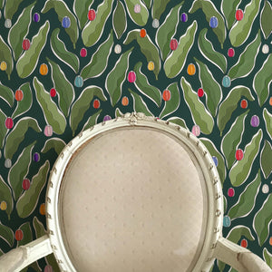 Tulip Festival Green Wallpaper