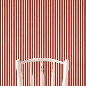Tuscan Stripes Red Wallpaper