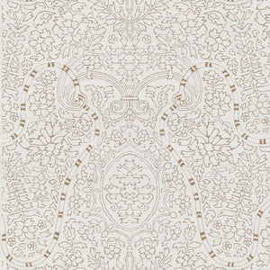 Uroboros Bronze Grasscloth Wallpaper