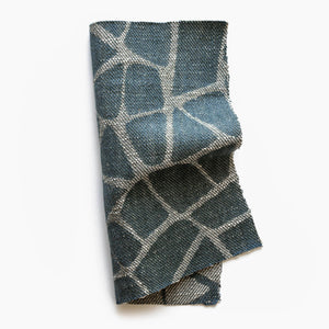 Via Large Indigo Fabric