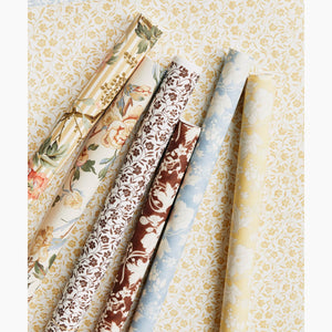 Watercolor Floral Buttermilk Wallpaper