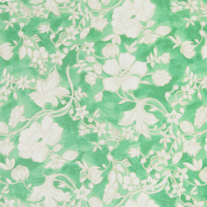 Watercolor Floral Emerald Fabric