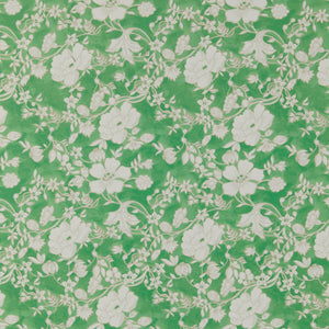 Watercolor Floral Emerald Wallpaper