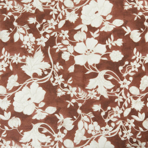 Watercolor Floral Espresso Fabric