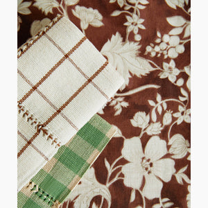 Watercolor Floral Espresso Fabric