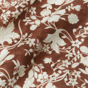 Watercolor Floral Espresso Fabric