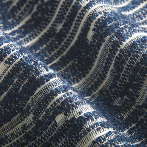 Waterway Woven Indigo Outdoor Fabric