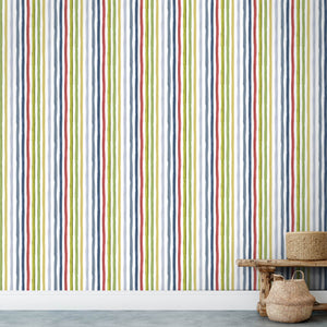 Wide Stripe Winter Wallpaper