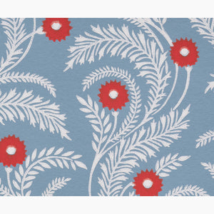 Wild Daisy Blue Wallpaper