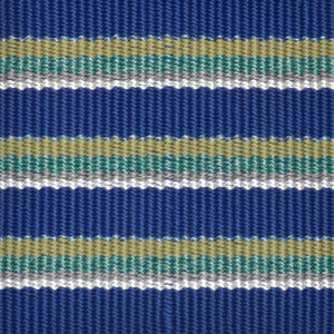 Indoor Outdoor Stripe Moonlight Blue Rug