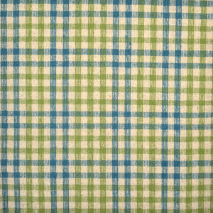 Beatrice Plaid Bright Blue and Green Rug