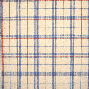 Beatrice Plaid Light Blue Red and Cream Rug
