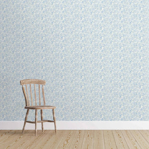 Coneflower Pale Aqua Wallpaper