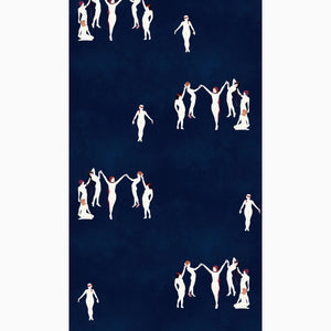 Coven Midnight Blue Wallpaper