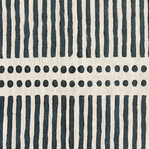 Dash Dot Indian Teal Fabric