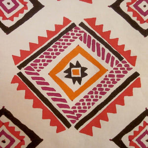 Diamond Creamsicle Fabric