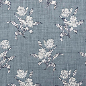 Fleur Sauvage Blues Fabric