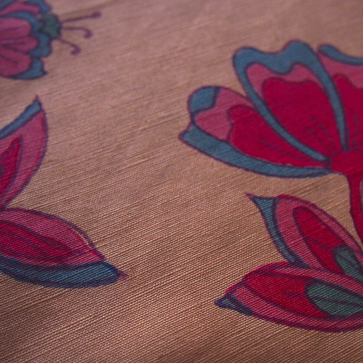 Flower Apricot Fabric