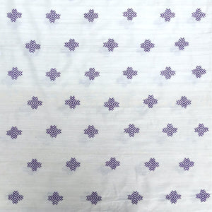 Hasina Purple Embroidered Fabric
