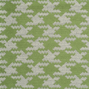 Houndstooth Dove Fern Fabric