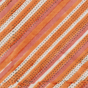 Lola Apricot Linen Fabric