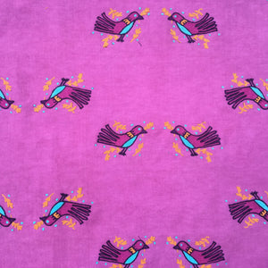 Lovebirds Embroidered Fabric