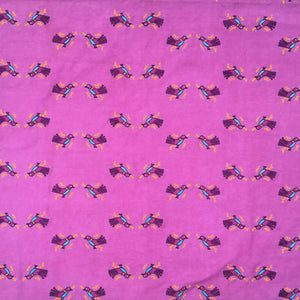 Lovebirds Embroidered Fabric