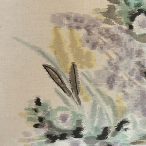 Madame Farfalla Lavender Linen Fabric