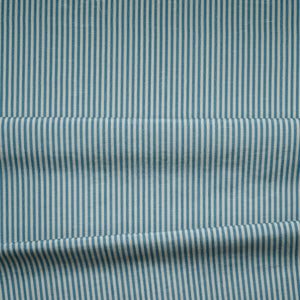 Moire Stripe Blue Porcelain Fabric