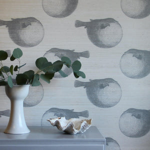 Mr. Blow Port Madison Grasscloth Wallpaper