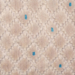 Marrakech Diamond Dot Cream & Blue Rug