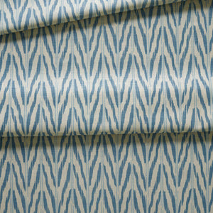Painted Ikat Azurite Fabric