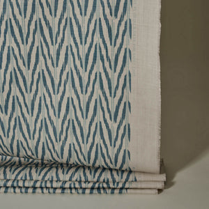 Painted Ikat Azurite Fabric