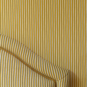 Painted Stripe Mustard Fabric