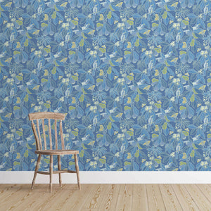 Pawpaw Deep Blue Wallpaper