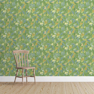 Pawpaw Leaf Green Wallpaper