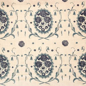 Pivoine Reverse Indigo Fabric