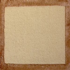 Soumak Border Square Beige Camel Rug