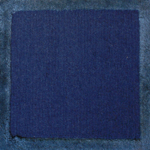 Soumak Border Square Double Indigo Rug