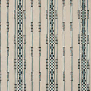 Staccato Stripe Lake Fabric